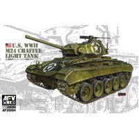 AFV CLUB 1/35 U.S. M24 LIGHT TANK PLASTIC MODEL KIT [AF35054]