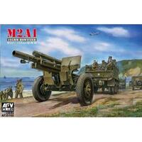 AFV CLUB 1/35 U.S. WWII 105MM HOWITZER M2A1 & CARRIAGE M2 PLASTIC MODEL KIT [AF35160]