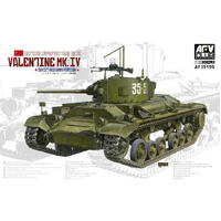 AFV CLUB 1/35 VALENTINE MK.IV SOVIET RED ARMY VERSION PLASTIC MODEL KIT [AF35199]