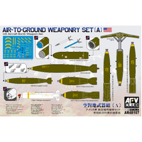 AFV CLUB 1/48 AIR-TO-GROUND WEAPONRY SET (A) PLASTIC MODEL KIT