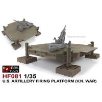 AFV CLUB 1/35 U.S. ARTILLERY FIRING PLATFORM(V.N. WAR) PLASTIC MODEL KIT [HF081]