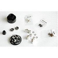 Clutch Bell Combo Set(Clutch Bell 16T With Vented*1+ Bearing 5*11 ( 2Pcs) + 34 Mm Flywheel (Black)*1 + 3Pc Type Cluth Shoe (Alum)