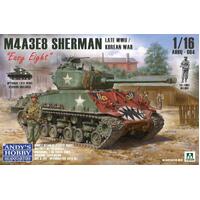 Andy'S Hobby Hq 1/16 M4A3E Sherman Easy Eight - Late War/Korean War Plastic Model Kit