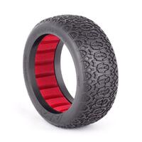 Aka Chainlink 1/8 Soft Buggy Tyres With Red Inserts, 2Pcs