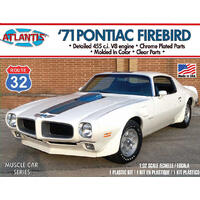 ATLANTIS 1/32 1971 PONTIAC FIREBIRD ROUTE 32 PLASTIC MODEL KIT
