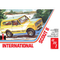 Amt 1/25 1977 International Harvester Scout Ii Plastic Model Kit