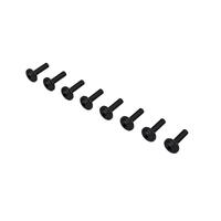 ARRMA M3X12 BUTTON HEAD SCREWS WITH WASHER, 8PCS