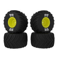 Arrma Dboots Chevron MT Tyre Set Glued, Yellow, Grom