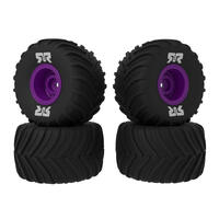 Arrma Dboots Chevron MT Tyre Set Glued, Purple, Grom
