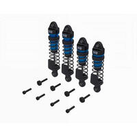 Arrma Assembled F/R Shock Set with 700cst Oil, 4pcs, Blue, Mini Kraton