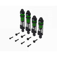 Arrma Assembled F/R Shock Set with 700cst Oil, 4pcs, Green
