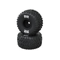 Arrma dBoots Cut Chevron MT Tyres Mounted on Black Wheels, 2pcs, Quake 4S
