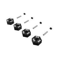 Arrma 12mm Metal Wheel Hex Set, 4pcs, Black