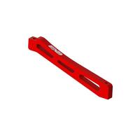 ARRMA FRONT CENTER CHASSIS BRACE ALUMINIUM 98MM RED, AR320564