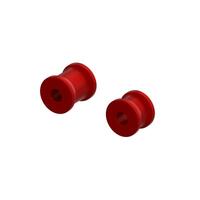 ARRMA ALUMINUM CHASSIS BRACE SPACER SET RED, AR320569