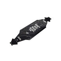 Arrma Aluminum Chassis Cnc 7075 T6 Lwb Black, Ar320571
