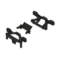 Arrma Upper Bumper / Body Mount Set, Ar320586
