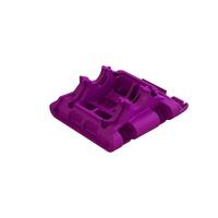 ARRMA REAR LOWER SKID/GEARBOX MOUNT, PURPLE, GORGON