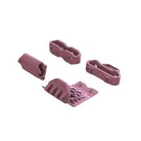 ARRMA LOWER SKID AND BUMPER MOUNT SET, PINK, GORGON