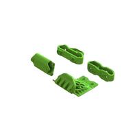 ARRMA LOWER SKID AND BUMPER MOUNT SET, GREEN, GORGON