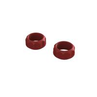 ARRMA RED THREADED SHOCK COLLAR, 2PCS, AR330690