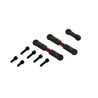 ARRMA ALUMINIUM ADJUSTABLE STEERING LINKS SET B, 2PCS, MOJAVE GROM