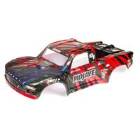 ARRMA 6S FINISHED BODY, BLACK/RED, MOJAVE, AR411004
