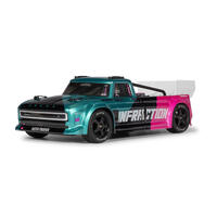 Arrma Infraction 223S DSC Truck 1/8th 4X4 RTR, Brushless, Teal/Pink, ARD4315V4T3