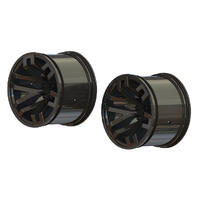 Arrma Ar510099 Mt 2.8" Wheel 14Mm Hex Black Chrome (2), Ar510099