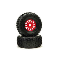 Arrma Dboots Fortress Tyre, Red, 2 Pieces, Mojave, Ar550065