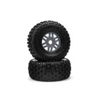Arrma Dboots Fortress Tyre, Gun Metal Grey, 2 Pieces, Mojave, Ar550069