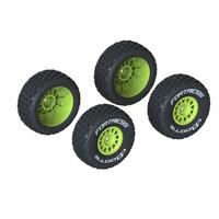 ARRMA DBOOTS FORTNESS TIRE SET GLUED, YELLOW, 4PCS, GROM