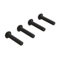 ARRMA BUTTON HEAD SCREW M5X25MM, 4PCS, 8S BLX, AR721525