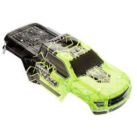 Arrma Body Painted/Decal Green Granite 4X4 Mega, Ar402253
