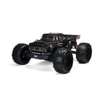ARRMA NOTORIOUS 6S BLX BODY, BLACK REAL STEEL, AR406147