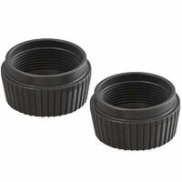 ARRMA SHOCK CAP LOWER ALUMINUM BLACK 6S (2), AR330513