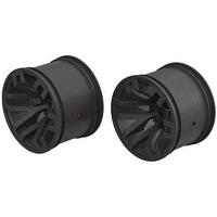 Arrma Mt 2.8 Wheel, 14Mm Hex, Black, 2 Pieces, Ar510097