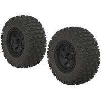 Arrma Dboots Fortress Sc Tyre Set, Glued, Black, 2 Pieces, Ar550042