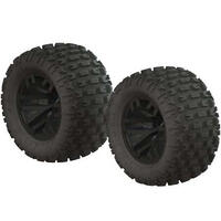 Arrma Dboots Fortress Mt Tyre Set, Glued, Black, 2 Pieces, Ar550044