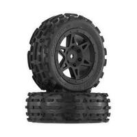 Arrma Sand Scorpion Db Tire/Wheel Black Fr (2), Ar550015 - Arac9638