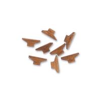 ARTESANIA CLEAT 6 X 12MM WALNUT (8) WOODEN SHIP ACCESSORY [8584]