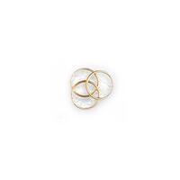 Artesania Brass Rings 10.0Mm (30) Wooden Ship Accessory [8624]