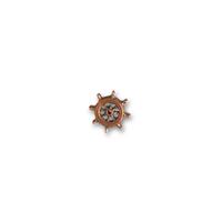 ARTESANIA SHIPS WHEEL 14.0MM METAL (2) WOODEN SHIP ACCESSORY [8712]