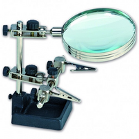 ARTESANIA THIRD HAND W/MAGNIFYING GLASS FOR ELECTRONICS MODELLING TOOL [27022]