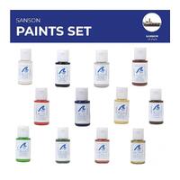 Artesania Paint Set For Ship Model 20415 Sanson (20Ml X12 Bottles)