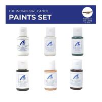 Artesania Paint Set For Model #19000 The Indian Girl Canoe - 6X20Ml