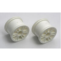 18B Spoked Wheels Rear White