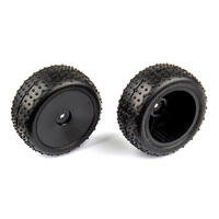 Rear Wide Mini Pin Tires, Mounted