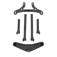 RC10TC8 FRONT BUMPER AND BODY POST SET