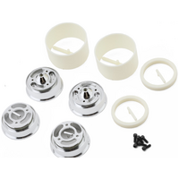 Rc10 Rear Wheels, Chrome